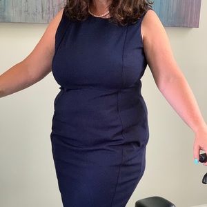 Navy blue a line dress by Calvin Klein